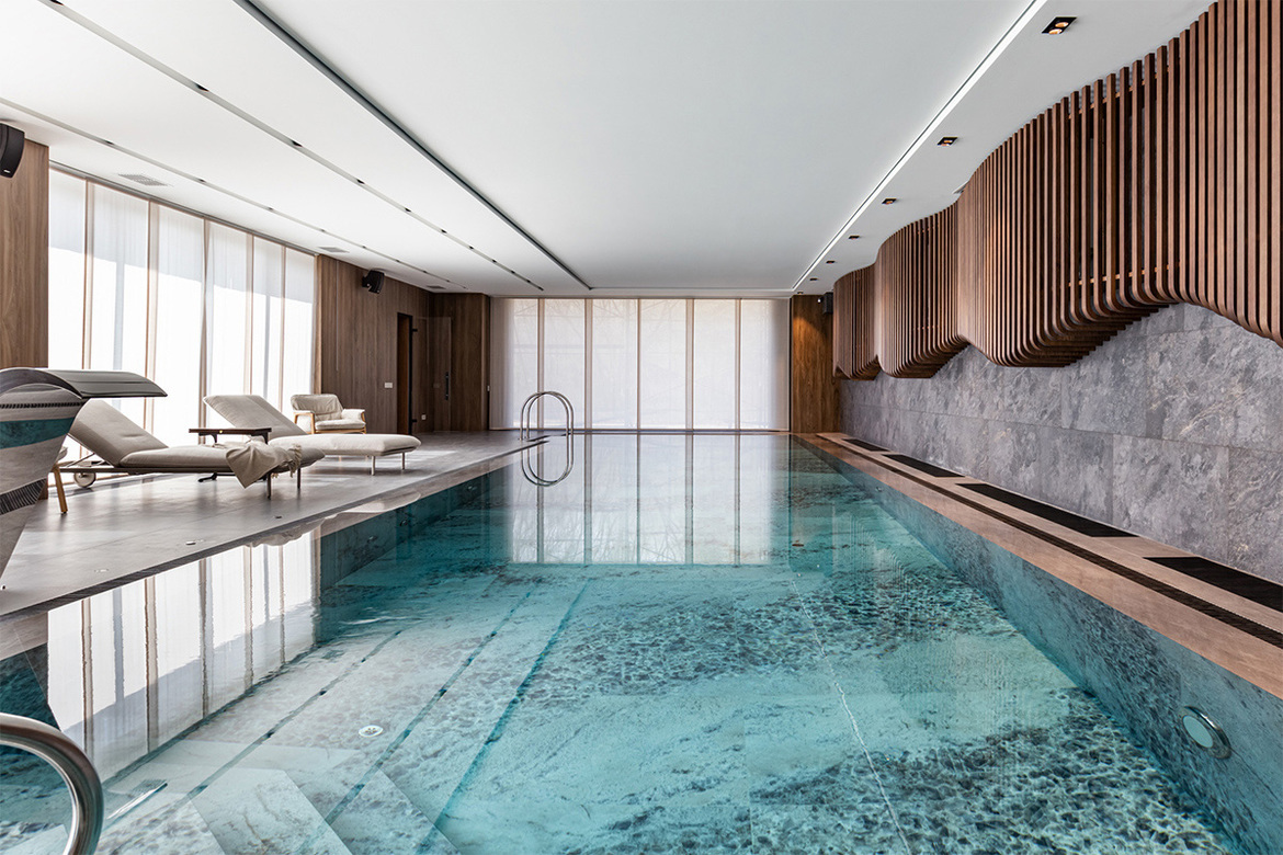 Посмотреть съемку: Зона СПА в частном доме для VL SPA